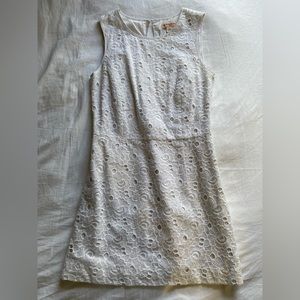 White Brooks Brothers dress - perfect for graduation!